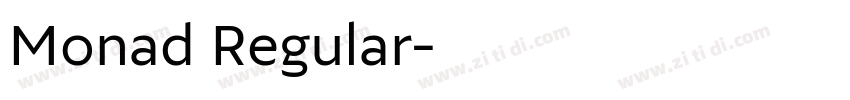 Monad Regular字体转换